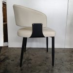 SLYH 0110 Dining Arm Chair-Cream - Image 6