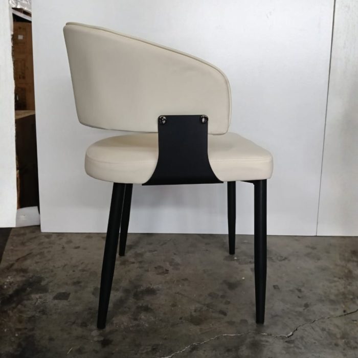 SLYH 0110 Dining Arm Chair-Cream - Image 6