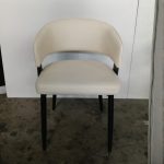 SLYH 0110 Dining Arm Chair-Cream - Image 8