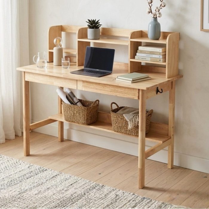 SD 912-120 Study Desk-Natural - Image 2