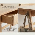 SD 912-120 Study Desk-Natural - Image 5