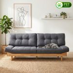 HD-0010 3 Seater Pet Friendly Sofa-Grey