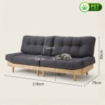 HD-0010 3 Seater Pet Friendly Sofa-Grey - Image 8