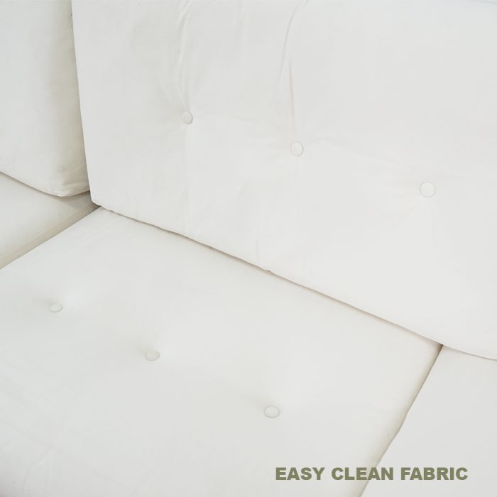 HD-0010 3 Seater Pet Friendly Sofa-Beige - Image 5
