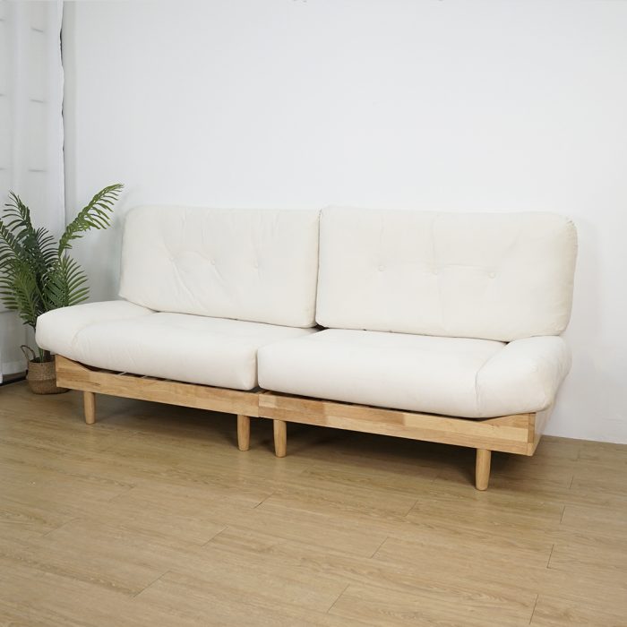 HD-0010 3 Seater Pet Friendly Sofa-Beige - Image 6