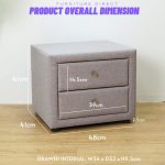 ST 001 Bedside Table-3 Colors - Image 7