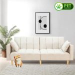 JG 09 3 Seater Sofa Bed-Beige - Image 2