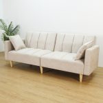 JG 09 3 Seater Sofa Bed-Beige - Image 6