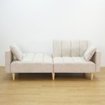 JG 09 3 Seater Sofa Bed-Beige - Image 7
