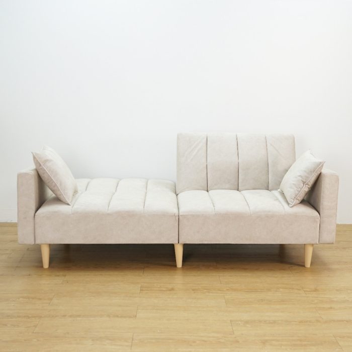 JG 09 3 Seater Sofa Bed-Beige - Image 7