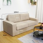 HD 8446 Pet Friendly 3 Seater Sofa - Image 7