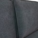 HD 8446 Pet Friendly 3 Seater Sofa-Black - Image 3