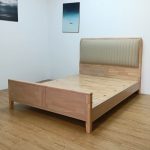 2908 Solid Rubberwood Bed Frame-White Wash - Image 6