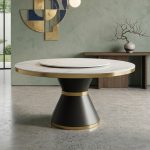 SLC 0435 D135cm Sintered Stone Round Table - Image 2