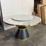 SLC 0435 D135cm Sintered Stone Round Table - Image 5