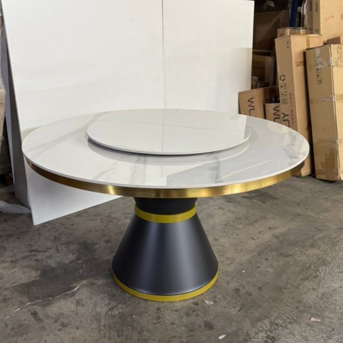 SLC 0435 D135cm Sintered Stone Round Table - Image 5