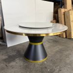 SLC 0435 D135cm Sintered Stone Round Table - Image 6