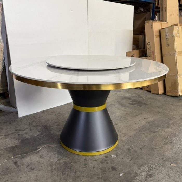 SLC 0435 D135cm Sintered Stone Round Table - Image 6