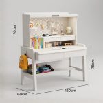 A016 120cm Full Solid Smart Study Desk - Image 4