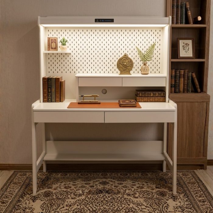 A016 120cm Full Solid Smart Study Desk - Image 5