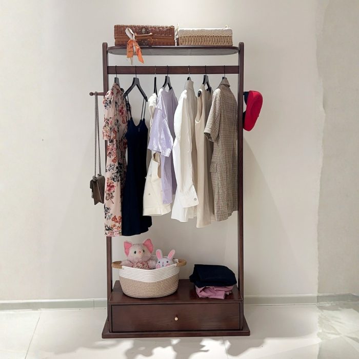 331 Wooden Garment Rack - Image 8