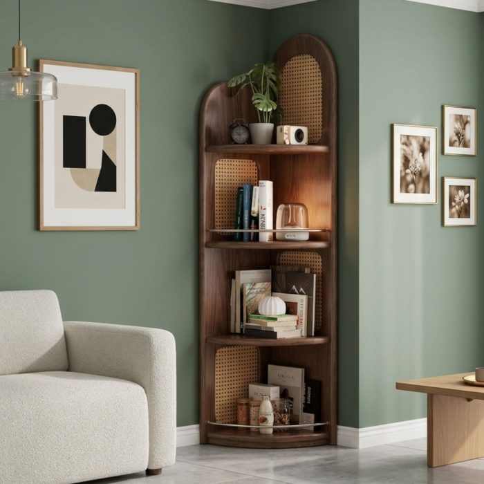 JY01 Wooden Corner Display Rack - Image 6