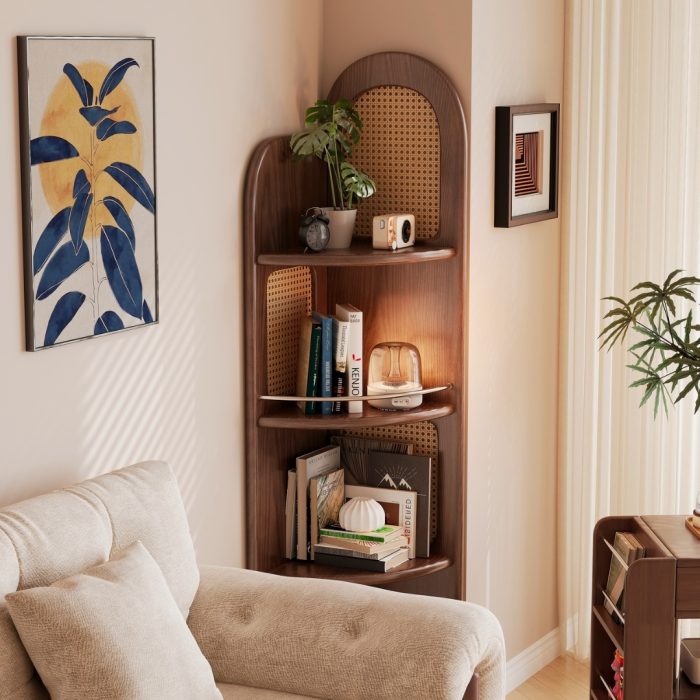 JY01 Wooden Corner Display Rack - Image 5