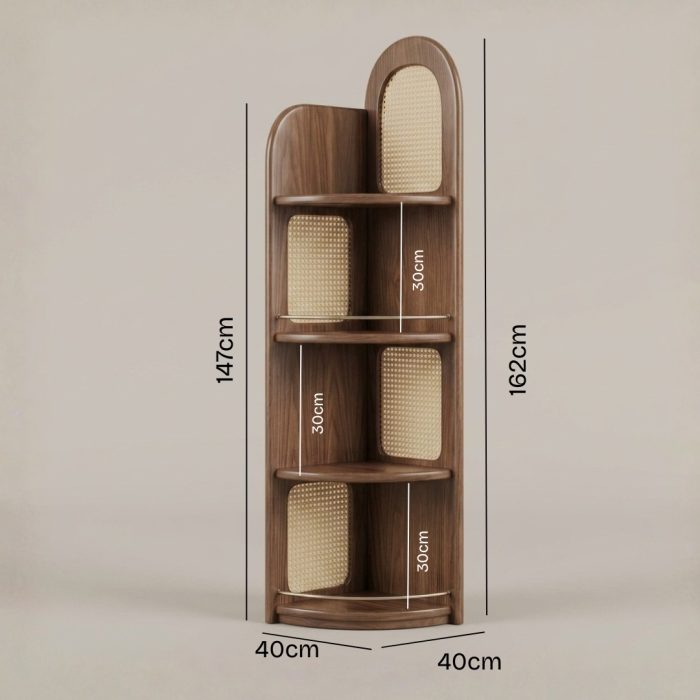 JY01 Wooden Corner Display Rack - Image 3
