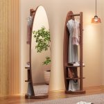 M106 Swivel Standing Mirror With Storage - Image 3