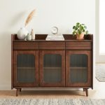 SB 907 Full Solid 120cm 3 Door Sideboard - Image 3