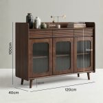 SB 907 Full Solid 120cm 3 Door Sideboard - Image 5