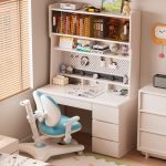 A015 120cm Full Solid Study Desk-White - Image 2