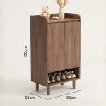 XG35 Full Solid 2 Door Shoe Cabinet - Image 4