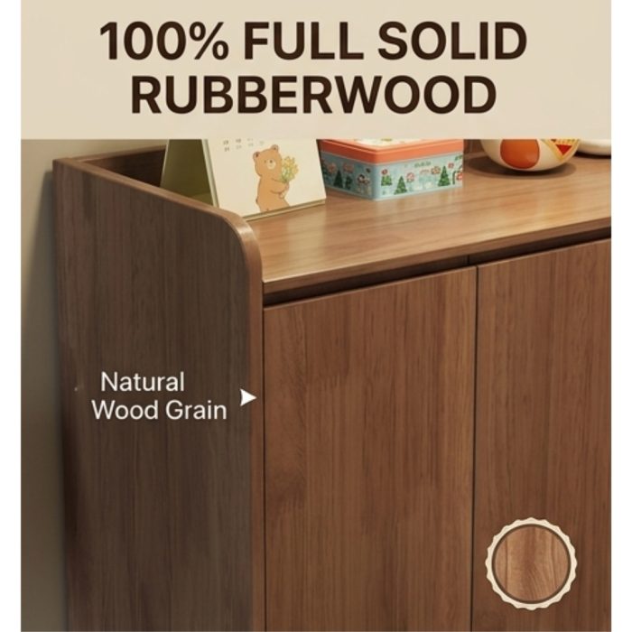 XG35 Full Solid 2 Door Shoe Cabinet - Image 6