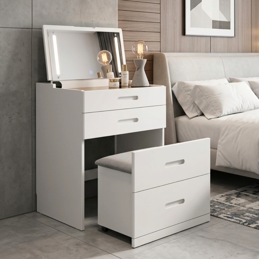 Z10 RISOM-1 Z10 Space Saver Dressing Table Set - Image 1