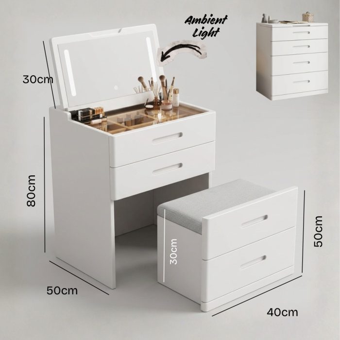 Z10 Space Saver Dressing Table Set - Image 6